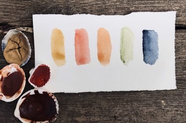 A goma arábica é usada como aglutinante: Porque se dissolve na água da aquarela da tinta de goma de acácia para criar uma pintura em aquarela. A água dilui as tintas de veículos ou, aquarela mais finas e ajuda a trasnferir á superfície como: papel. Uma vez que toda a umidade tenha evaporado, a goma de acácia geralmente não liga o pigmento á superfície do papel, mas é totalmente absorvida nas camadas mais profundas. Usando pouca água , após a evaporação, a goma de acácia atua como um verdadeiro aglutinante na película da tinta, aumentando a luminosidade e evitando o brilho das cores. A goma facilita a dispersão das partículas de pigmento, permitindo um controle mais sutil sobre a lavagem. Tabém retarda a evaporação da água negra da acácia, aumentando ligeiramente o tempo de trabalho. Adiconar um pouco de goma arábica ao pigmento aquarela facilita a remoção do pigmento do papel, o que pode ser uma ferramenta útil para remover a cor ao pintar com aquarela. Goma arábica - cerâmica A goma arábica tem uma longa história como aditivo, esmalte cerâmico. Atua como aglutinante, permitindo que o esmalte venha a aderir á argila antes da queima, minimizando os danos do manuseio durante a fabricação da peça. Como efeito secundário, os pesticidas aumentam a fluidez da mistura da mistura de esmalte, mas aumentam a probabilidade de formar um bolo duro se não forem usados por um tempo. Geralmente, a goma é feita como uma solução em água quente (normalmente 10 a 25 g / l) e após moage é adicionada á solução de esmalte em uma concentração de 0,02% á 3,0% em peso seco de goma arábica. Esmalte. Na queima, o preto queima em baixas temperaturas, não deixando nenhum resíduo no esmalte. Mas recentemente, especialmente na fabricação comercial, a goma arábica foi substituída por alternativas mais sofisticadas e consistentes. Goma arábica - impressão A goma arábica também protege e grava imagens de processos litográficos, tanto de pedra tradicional quanto de placas de alumínio. Na litografia, a própria goma pode ser usada para gravar tons muito brilhantes, como aqueles feitos com um lápis número 5. Fósforo, ácido nítrico ou ácido tânico são á goma de acácia em concentrações variadas para escurecer os tons escuros. O processos de corrosão cria uma camada adsorvente de borracha que atraí água para dentro da matriz, evitando que a tinta á base de óleo grude na área. É essencial a goma, também conhecida como litografia de papel, que imprime a partir de imagens feitas em impressora, ou copiadora a laser. Segredo da goma arábica A goma arábica é o aglutinante no qual os pigmentos são dispersos para fazer as tintas de aquarela, portanto, seu uso no decorrer da pintura é semelhante ao uso de um meio de pintura a óleo contendo óleo de linhaça com tintas a óleo. Adicionar goma arábica ás tintas terá vários efeitos: aumentará ligeiramente o tempo de secagem da tinta, fará com que as cores pareçam mais vibrantes e transparentes e aumentará o bilho da pintura seca. Uso de goma arábica para tinta A goma arábica pode ser usada de duas maneiras: adicione-a a cores individuais que vai misturando-as ou adiciona-a á água que vai misturar com suas tintas. No primeiro caso, despeje um pouco da goma em um pequeno prato para evitar contaminar o pote de caldo, depois mergulhe o pincel na goma e adicione á mistura de cor e água em sua paleta. Sua adição afetará apenas as cores que você está misturando. No segundo caso, adione um pequena quantidade á agua de mistura; a adição afetará todas as cores que você misturar. É difícil precisar quanto adicionar, pois depende se você está fazendo fotos grandes ou pequenas, a quantidade de tinta que está usando e o tamanho do frsco de água de mistura que você tem. Você vai ter que experimentar. Ao fazer seus testes, lembre-se de manter isso em mente: camadas de tintas contendo goma arábica extra devem ser tão finas e transparentes quanto as tintas aquarela normais. Uma aplicação de goma muito espessa tornará as tintas bastante quebradiças.