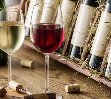 Doses de goma arábica em vinhos